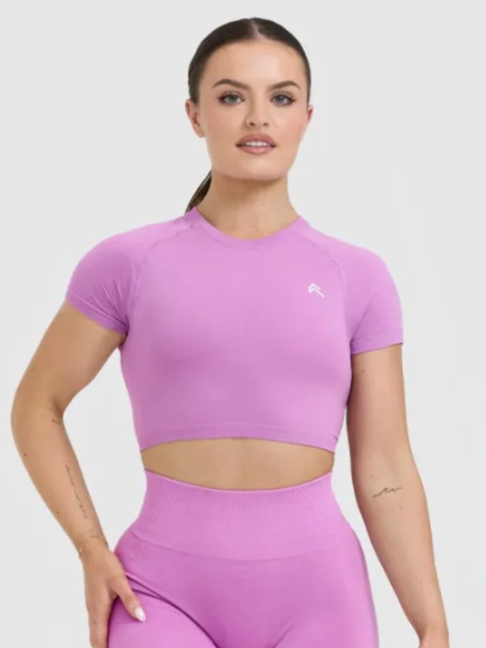 Go To Seamless Fitted Crop Top